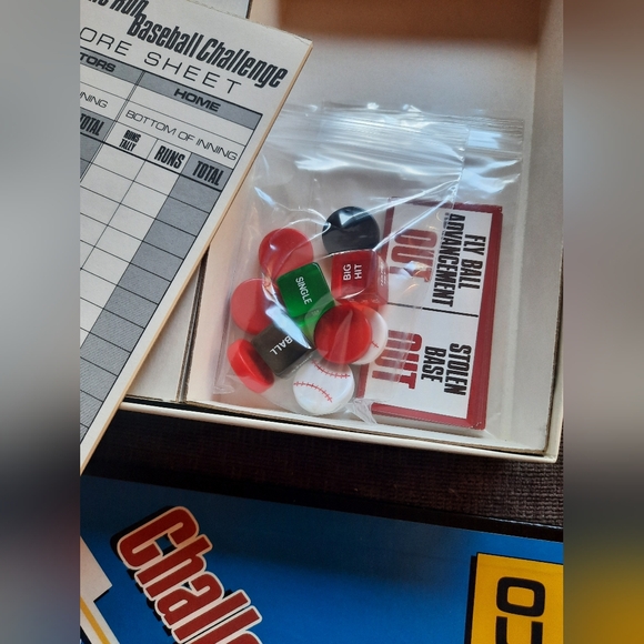 Vintage 1987 Home Run Baseball Challenge Game COMPLETE - Picture 3 of 4